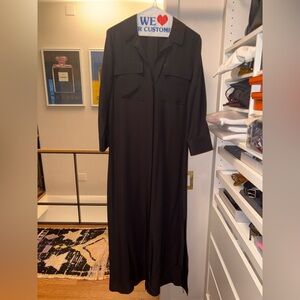 Rag & Bone belted maxi shirt dress